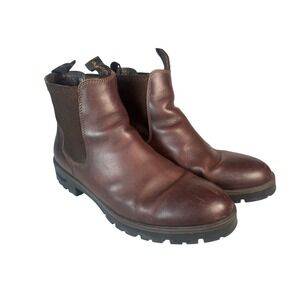 Dubarry of Ireland Brown Leather Gore-Tex Chelsea Boots Men's US 12 EU 46